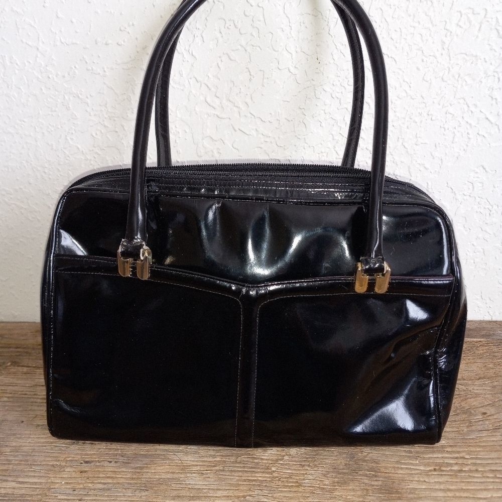 Morris Maskowitz Patten Leather Purse - Picture 4 of 13